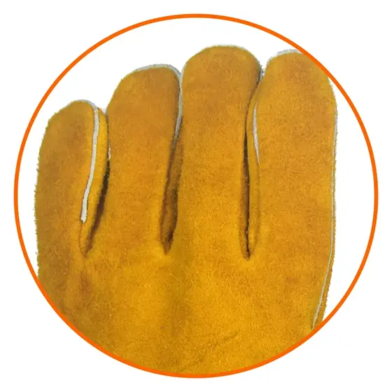MS-702 welding glove palm view