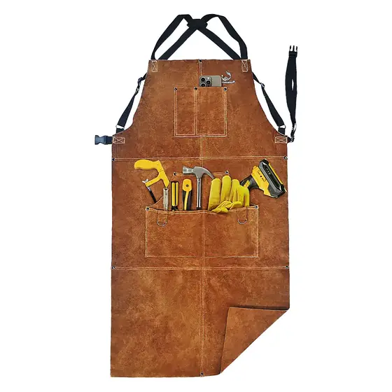 MS-480 42-Zoll-Schweißerschürze aus Leder