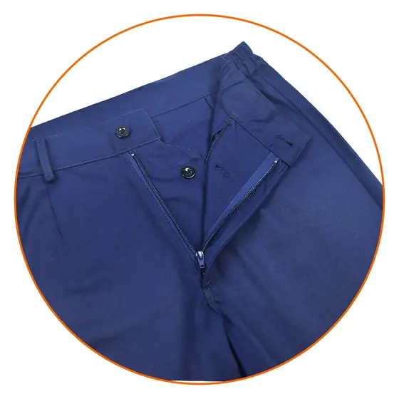 MS-313N work suit collar detail