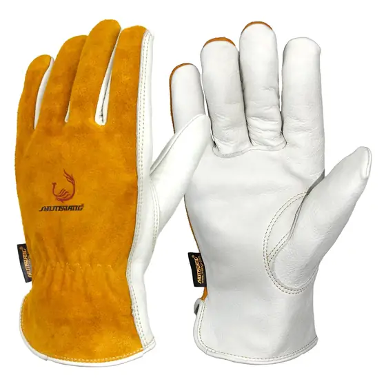 Arbeitshandschuhe aus genarbtem Rindsleder MS-918