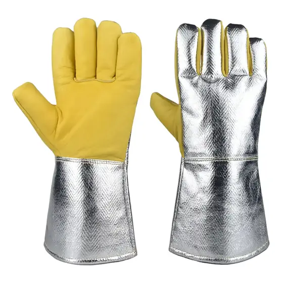 MS-761 Schweißerhandschuhe mit aluminisierter Rückseite