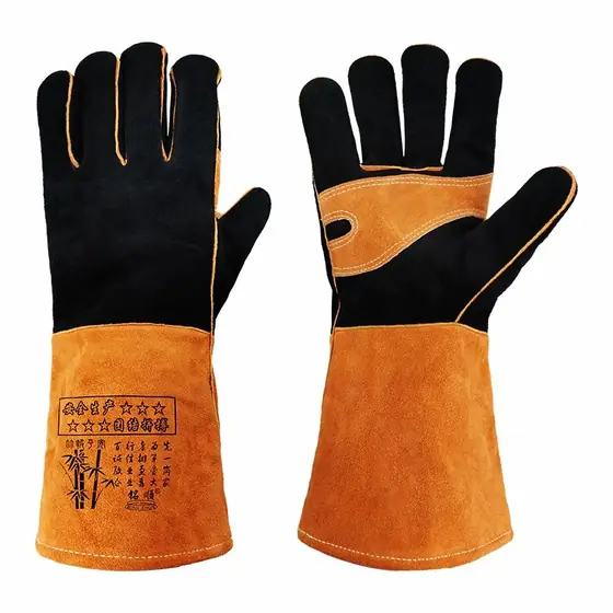 MS-710 Schweißerhandschuhe aus Rindsspaltleder