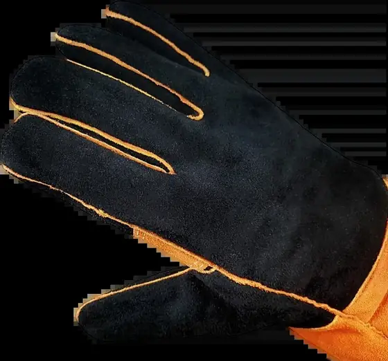MS-710 leather welding glove cuff