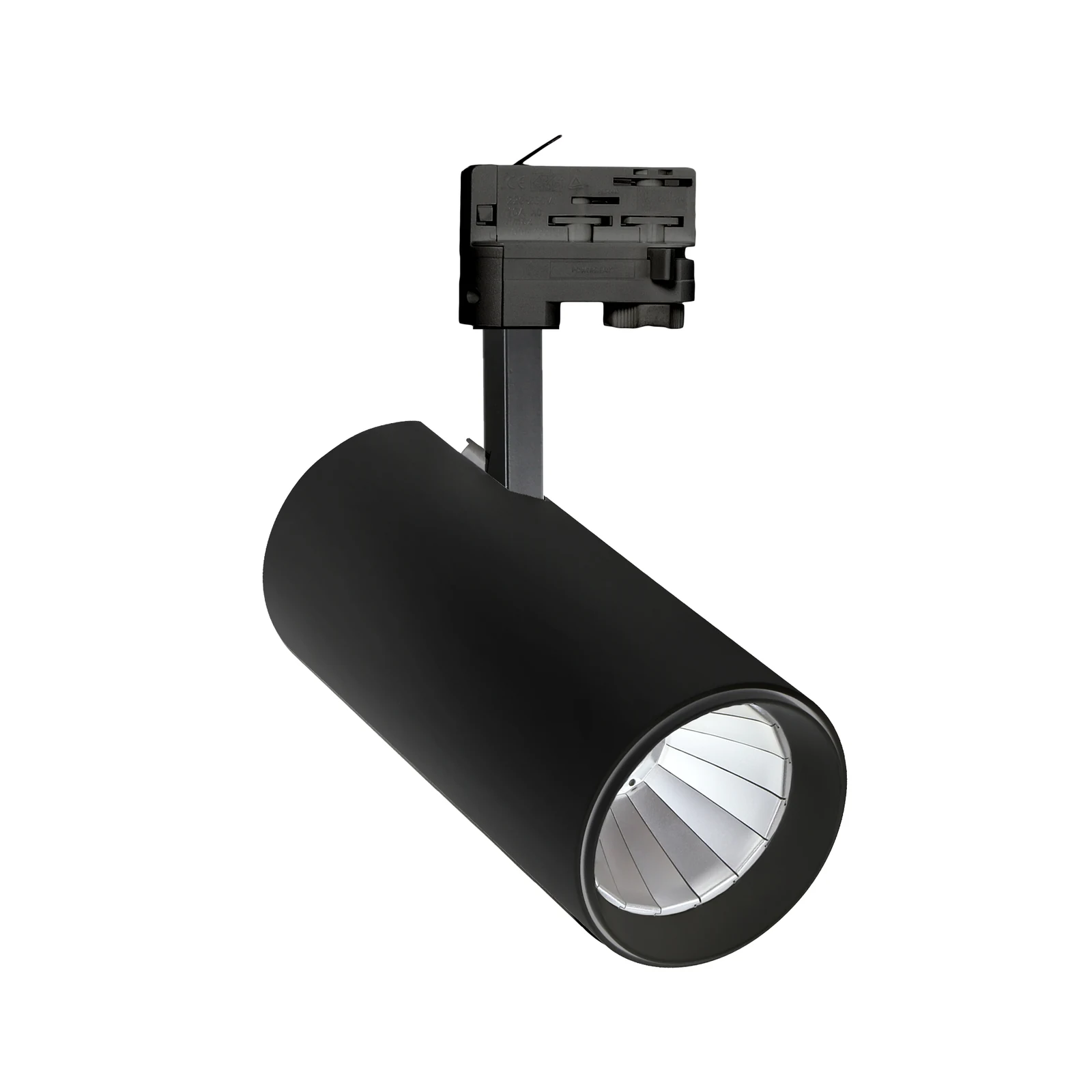 رأس ضوء المسار LED بقدرة 30 وات في غلاف من الألومنيوم المصبوب مع محول ثلاثي الطور و4 أسلاك