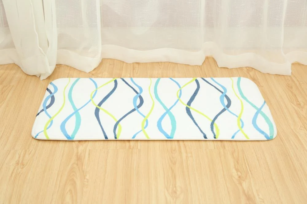 Comfortable Coral Velvet Indoor Door Mats extra photo