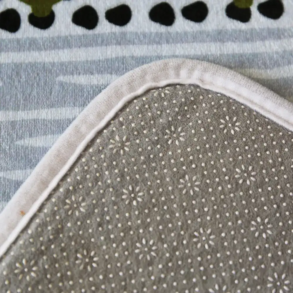 Heißer Verkauf bedruckter Teppich aus Polyester-Samt, zusätzliches Foto