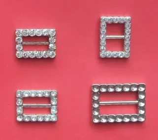 square buckle - square rhinestone buckle
