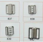 FRONT BUCKLE A-12 - rhinestone front clasp
