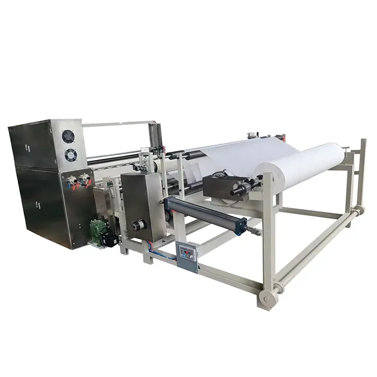 Non Woven Spa Bed Sheets Rewinding Machine machine