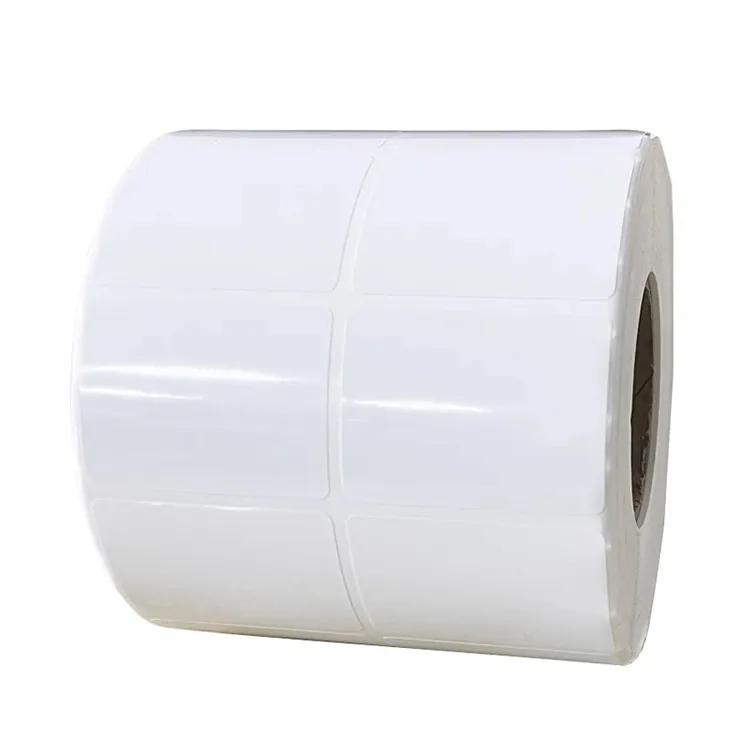Glossy White BOPP Waterproof Polypropylene Label Film Roll view 2