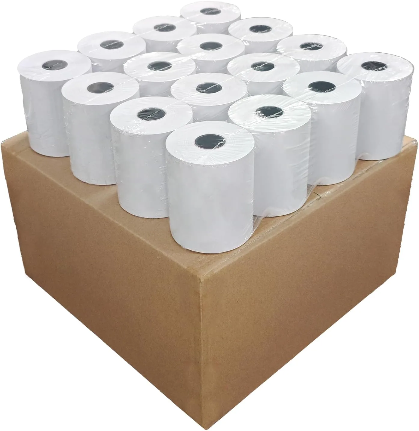 Rollos de papel térmico sin BPA para impresoras de recibos de puntos de venta y cajeros automáticos