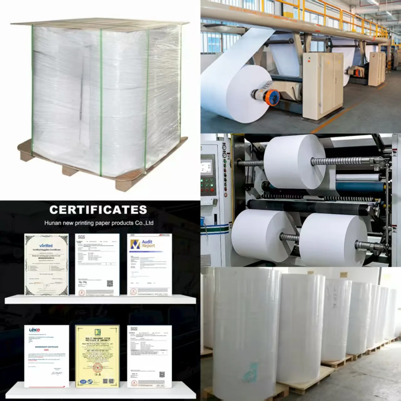 Label rolls packed with customer branding on the label and the carton