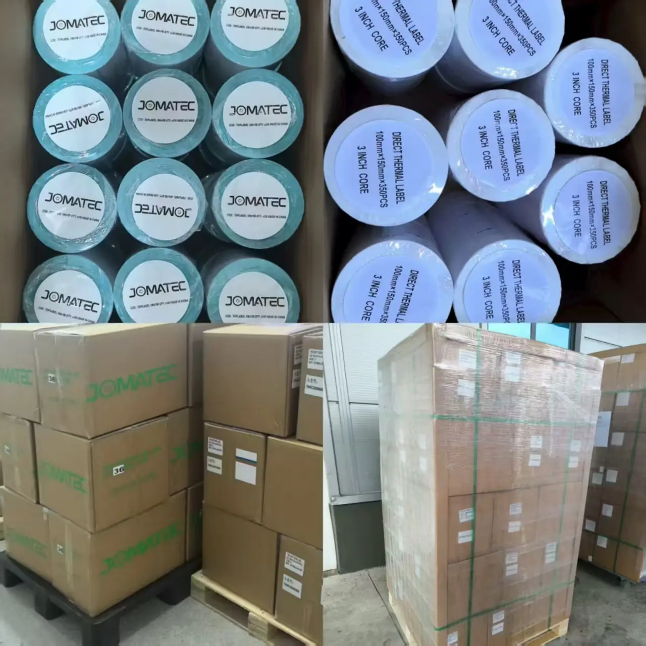 Custom Printed 58x40 mm Self Adhesive Direct Thermal Scale Labels view 5