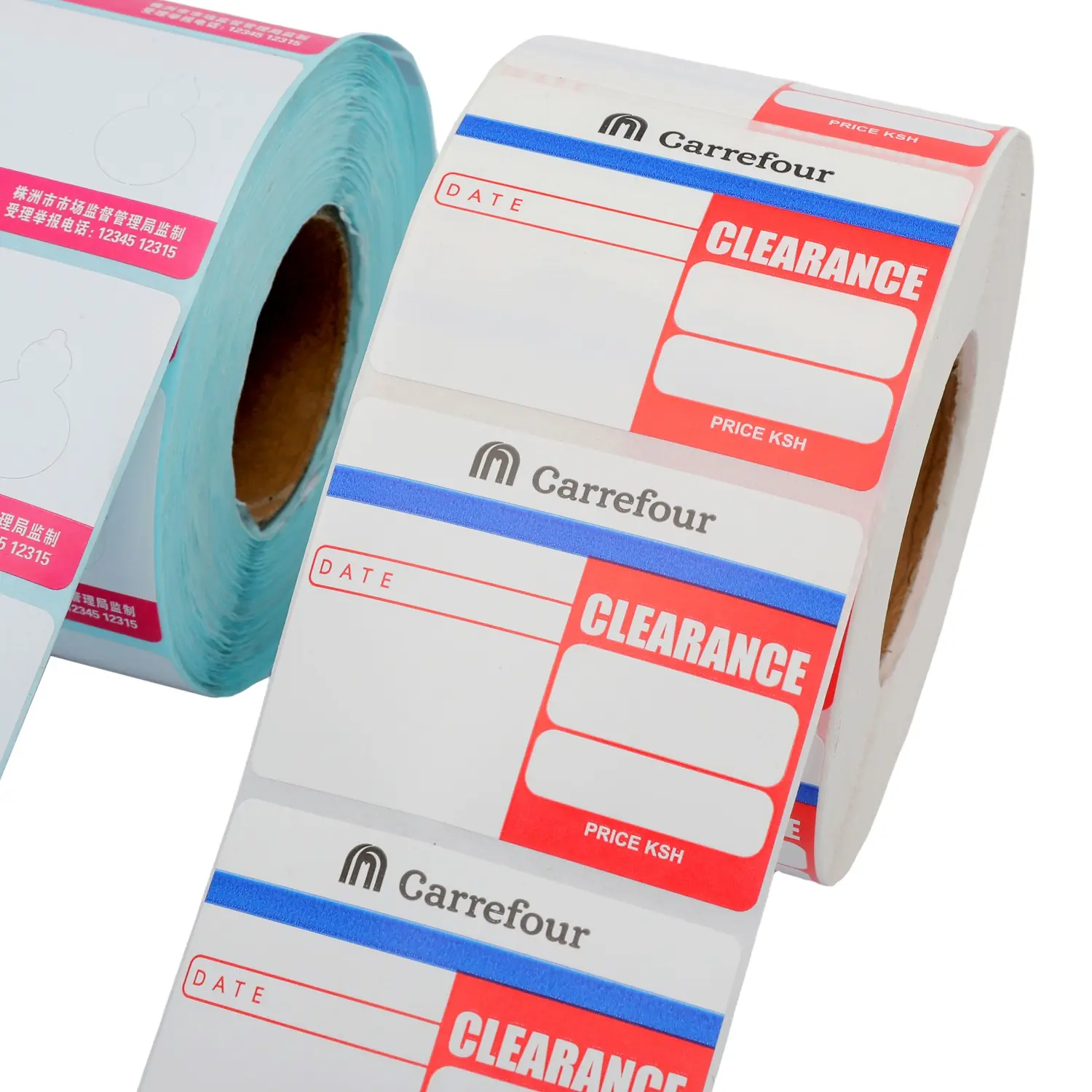 Custom Printed 58x40 mm Self Adhesive Direct Thermal Scale Labels view 3