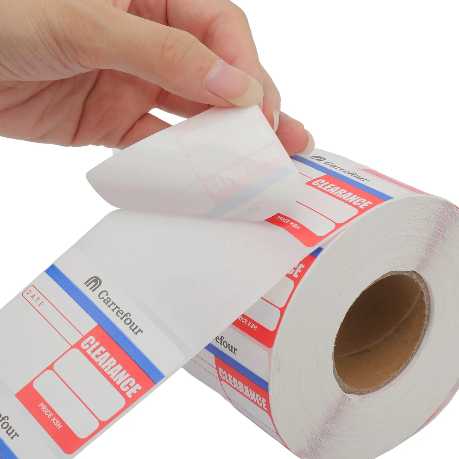 Custom Printed 58x40 mm Self Adhesive Direct Thermal Scale Labels view 4