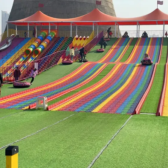 Outdoor Rainbow Slide