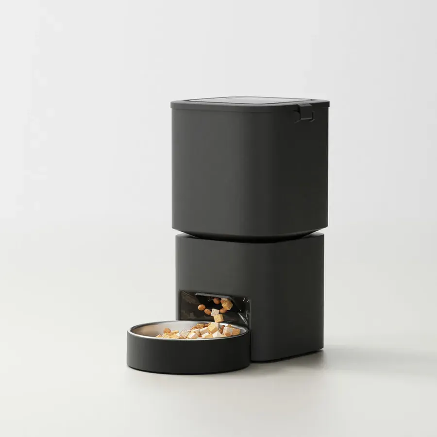 5L Automatic Pet Feeder In Black