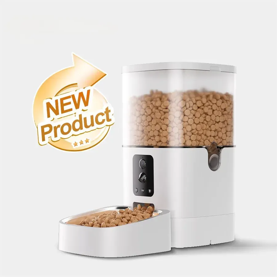 AI Dual-Camera Smart Pet Feeder With Motion Detection