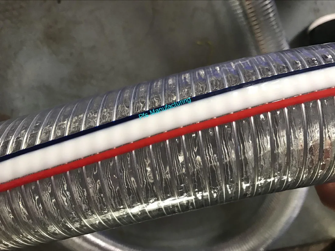 PVC steel wire hose3 - PVC steel wire hoses by PFS Manufacturing
