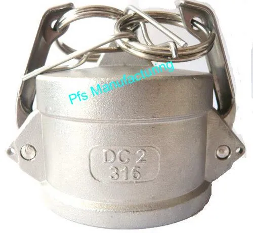 SS316 Camlock Dust Cap - Camlocks(SS,PP,Alum and Brass) by PFS Manufacturing