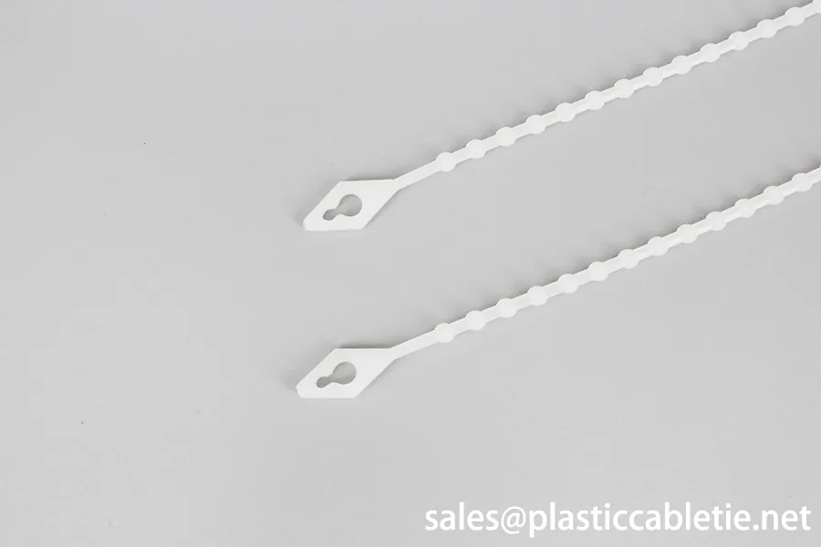 100mm UL 94V-2 Xinguang adjustable knot ball bead plastic nylon cable ties zip ties