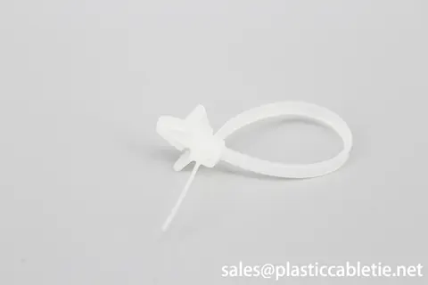 3*100mm white and black TS 16949 Auto Industry accessories push mounted nylon cable ties view 3
