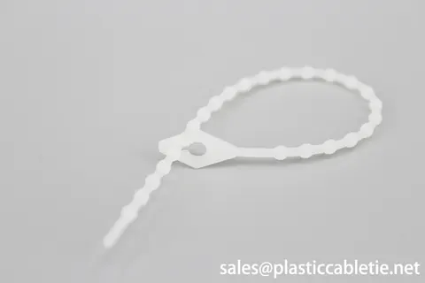 100mm UL 94V-2 Xinguang adjustable knot ball bead plastic nylon cable ties zip ties view 4