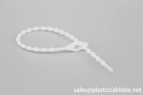 100mm UL 94V-2 Xinguang adjustable knot ball bead plastic nylon cable ties zip ties view 2