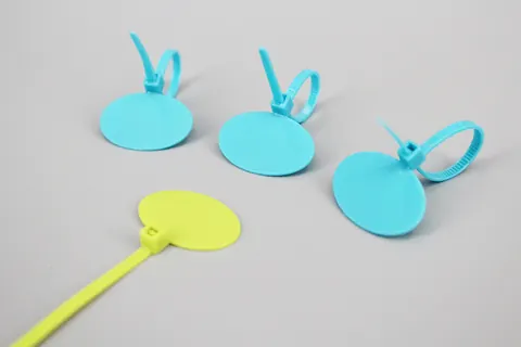 Bridas marcadoras de identificación de 3*90 mm numeradas con placa oval