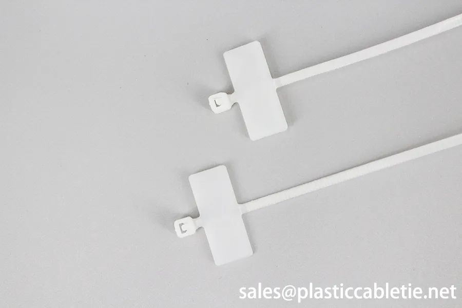 3*100mm high temperature plastic nylon numbered zip tie cable markers and telecom wire marker cable tie