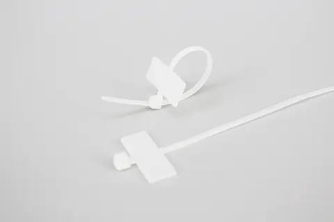 Marcadores de cable de nailon numerados de 3*100 mm para altas temperaturas y marcado de cables de telecomunicaciones
