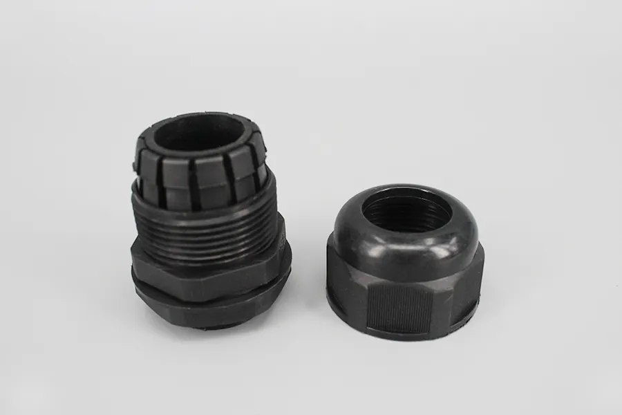 MG Series full different size grey white RAL7035  and black nylon waterproof cable glands