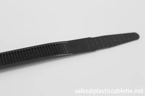 9*180mm Black UL 94v-2 Nylon Material strong single loop lock zip ties view 3