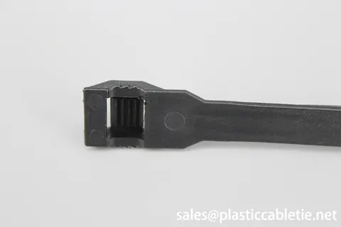9*180mm Black UL 94v-2 Nylon Material strong single loop lock zip ties view 4