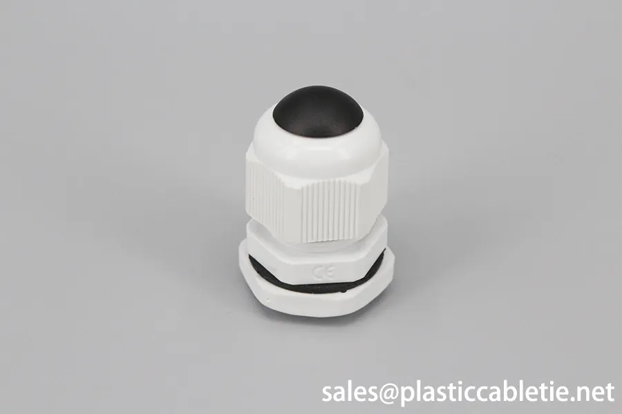 DEMOELE Hot sale China manufactory application IP68 waterproof nylon NPT PG Metric G thread cable glands size with a dusty proof cap