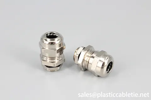 NPT G thread metal brass or stainless steel material cable gland view 2