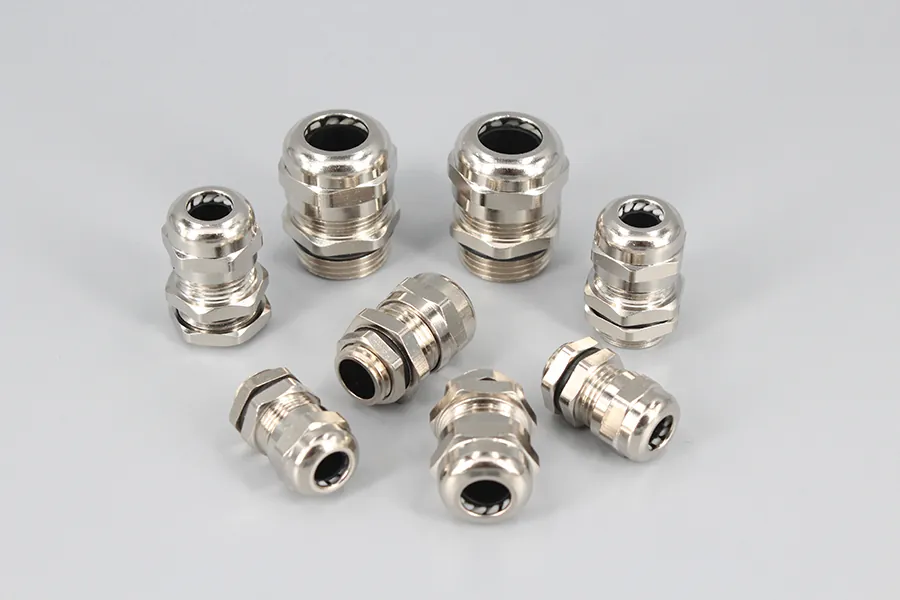 PG thread metal brass or stainless steel material IP68 waterproof cable gland