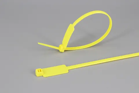 Bridas marcadoras numeradas de colores DM-4.6*200MKT, azul, rojo, verde y amarillo, personalizables con logotipo o número impreso