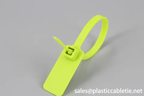 5*180mm double teeth locking with high tension serialized flag marker cable ties view 4