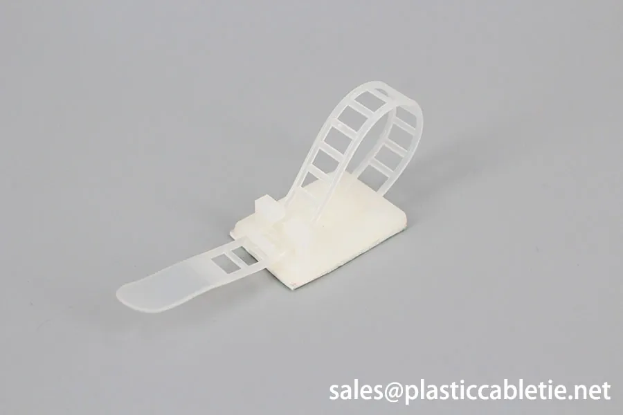 Adjustable Self-adhesive Cable Clamp