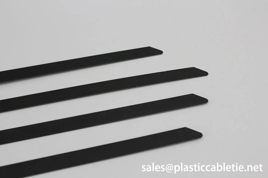 201 304 316 PVC coated Stainless steel cable ties-ball self locking