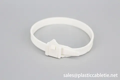 DEMOELE 9mm width Reusable cable tie with buckle view 2