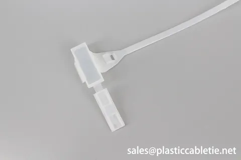 Nylon cable tie-flip marker cable tie with label transparent box view 3