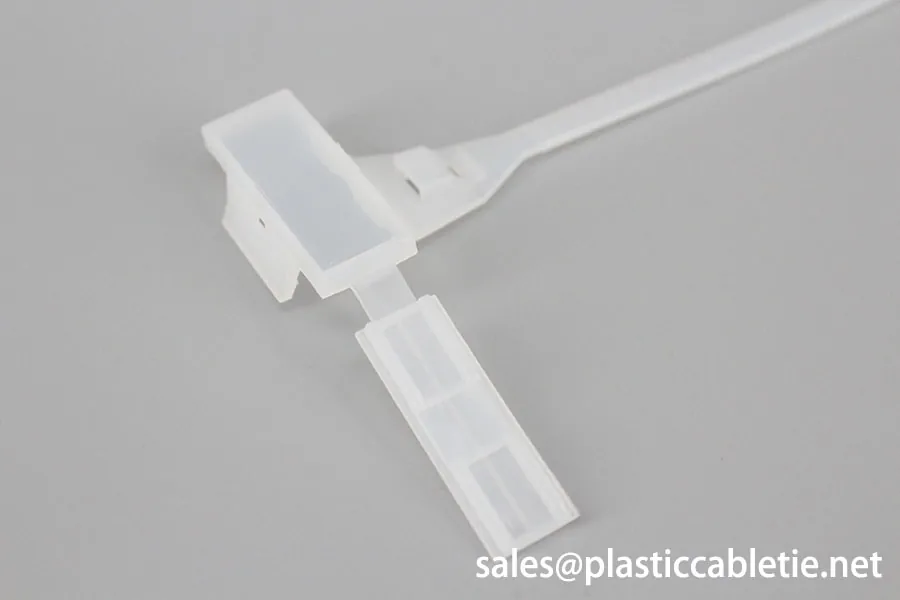 Nylon cable tie-flip marker cable tie with label transparent box