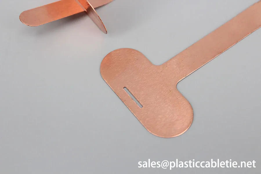 Metal Copper marker cable tie plate in cable management