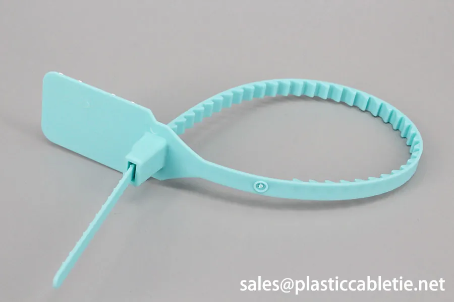 DM-6x330MKT Security seals with barcodes text serial number and logos