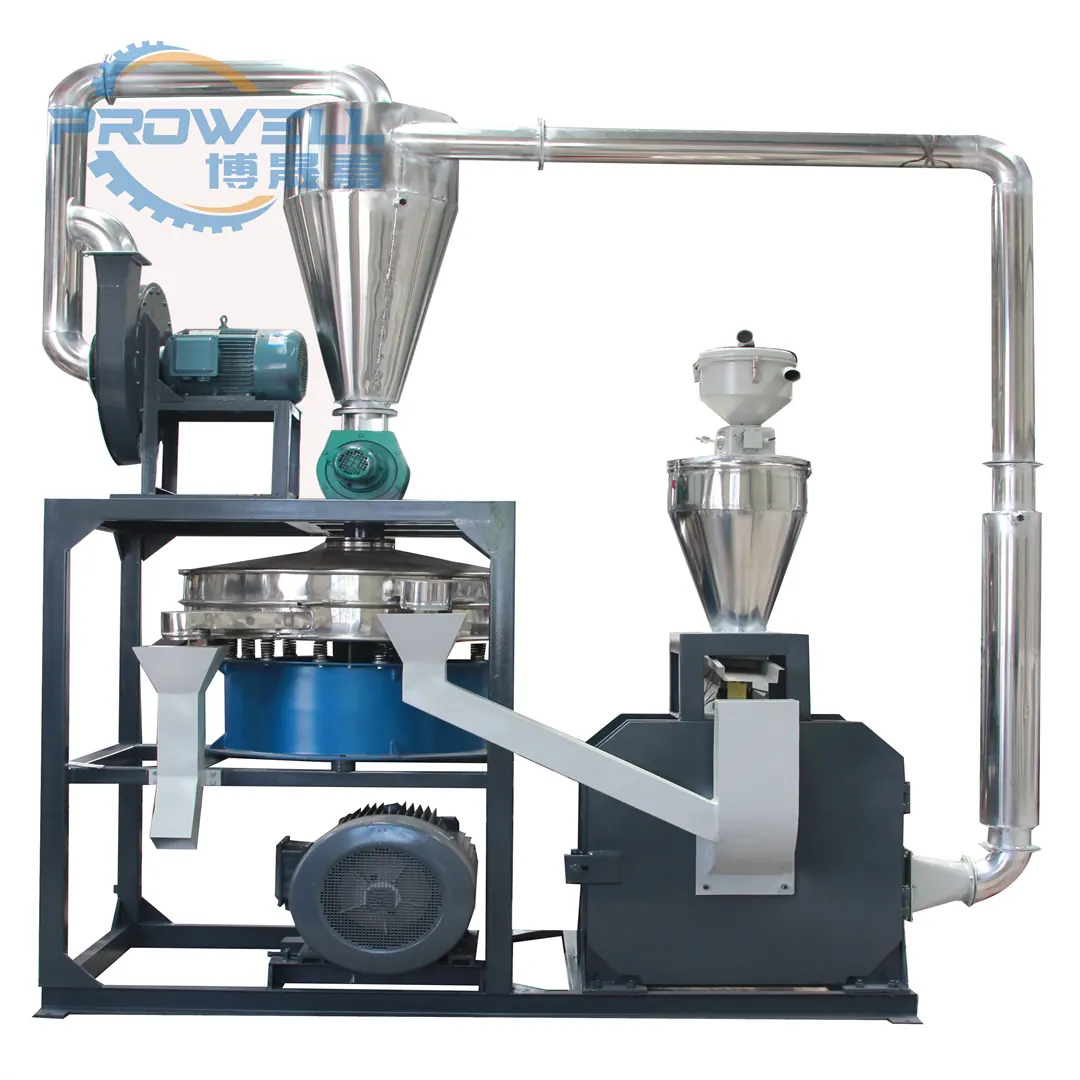 Automatic PE Flakes Pulverizer Machine Grinding Machine photo 2