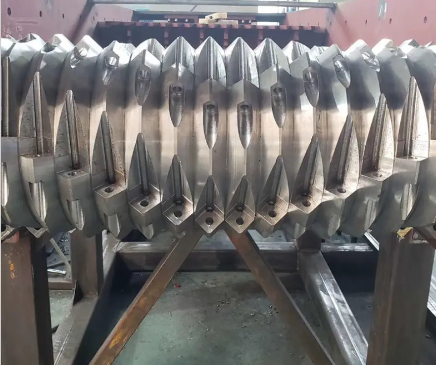 Waste Plastic Recycling Single Shaft Shredder photo 2