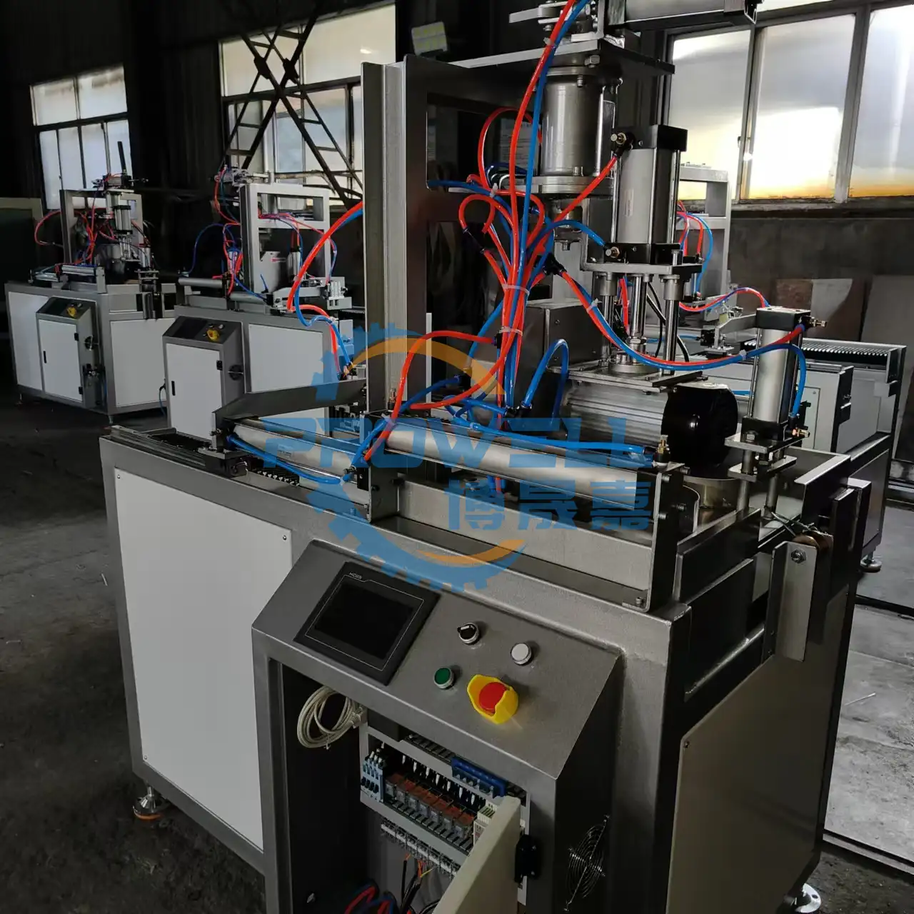Máquina de producción de refuerzo de fibra de vidrio para barras GFRP