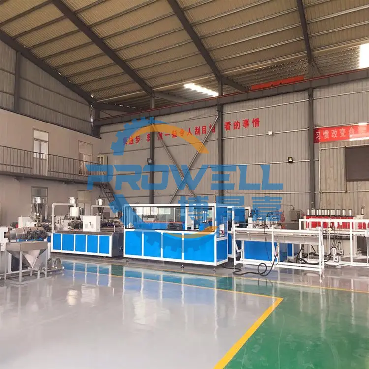 Plastic PVC Profile Wall Panel Extrusion Making Line photo 2